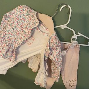 Carter’s baby girls cardigan 3 piece set